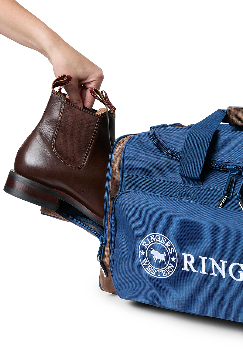 Ringers Western Rider Go Sports Bag (625130RW) Navy/Brown