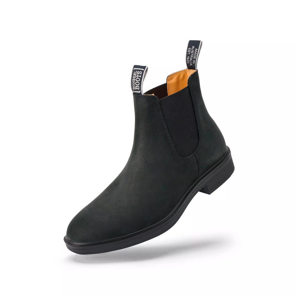 Mongrel Adults Nubuck Elastic Sided Riding Boots (805022) Black