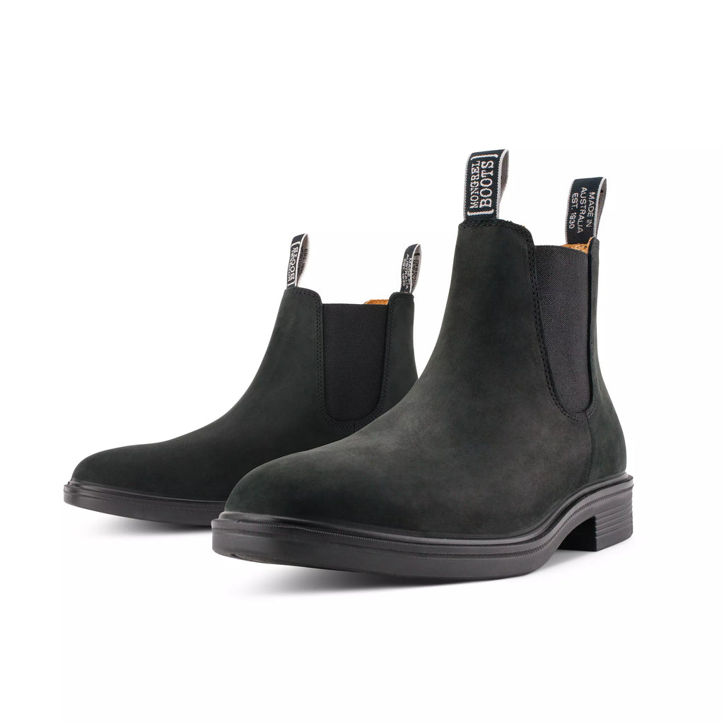 Mongrel Adults Nubuck Elastic Sided Riding Boots (805022) Black