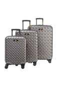 CAT  Industrial Plate 3 Piece Luggage Set (84758-366) Titanium