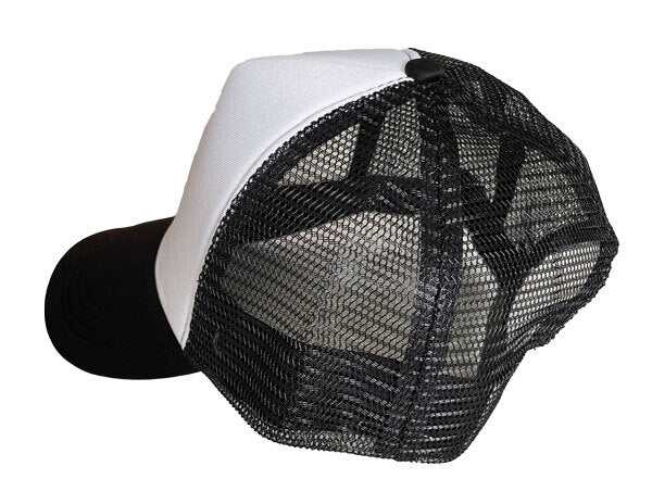 Allingtons No Bull Trucker Cap (ALGGNB) Black/White OSFM