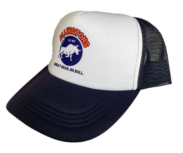 Allingtons No Bull Trucker Cap (ALGGNB) Navy/White OSFM