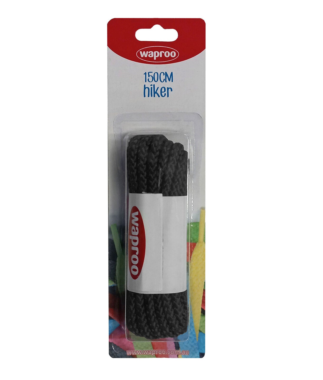 Waproo Hiker Shoe Laces 150cm (1301038) Black