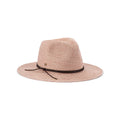 Avenel Hats Womens Florence Crushable Braided Fedora (61782) Blush One Size