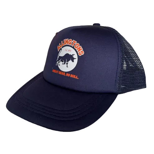 Allingtons No Bull Trucker Cap (ALGGNB) Navy OSFM
