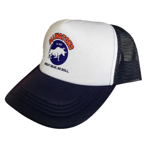 Allingtons No Bull Trucker Cap (ALGGNB) Navy/White OSFM