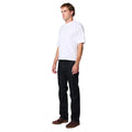 Amco Mens Stretch Straight Leg Jeans (J1199H) Black