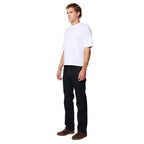 Amco Mens Stretch Straight Leg Jeans (J1199H) Black