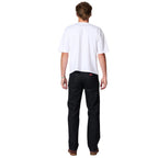 Amco Mens Stretch Straight Leg Jeans (J1199H) Black