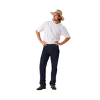 Amco Mens Stretch Straight Slim Leg Jeans (J1211H) Midnight