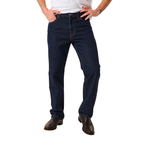 Amco Mens Stretch Straight Slim Leg Jeans (J1211H) Midnight