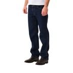 Amco Mens Stretch Straight Slim Leg Jeans (J1211H) Midnight