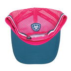 Ariat Arrow Trucker Cap (AC2222) Navy/Pink