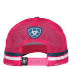Ariat Arrow Trucker Cap (AC2222) Navy/Pink