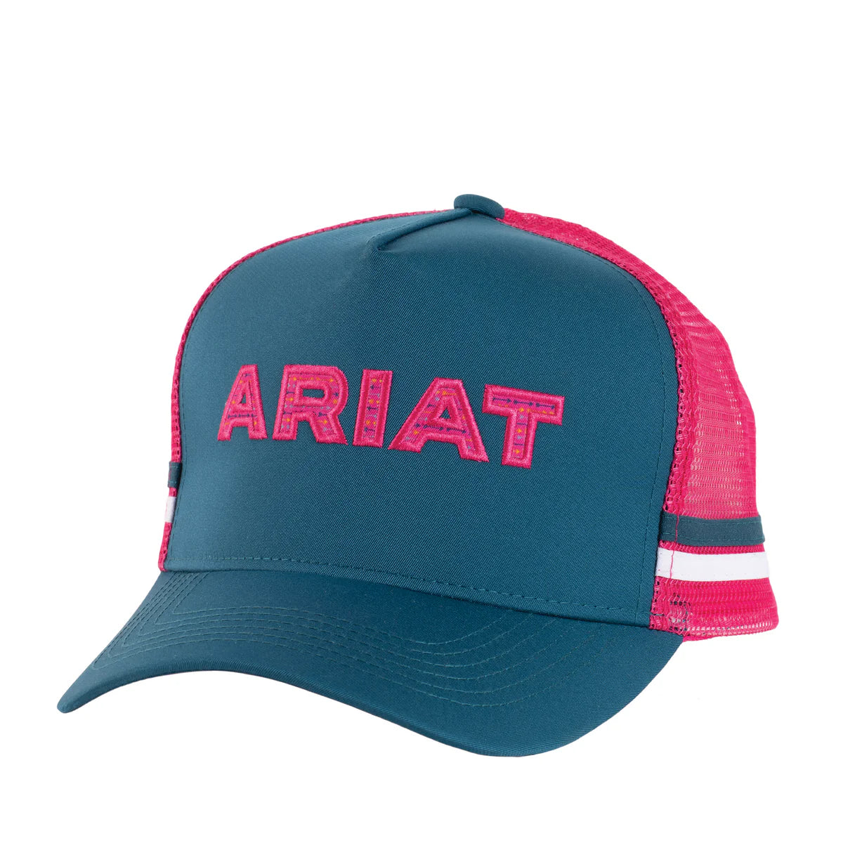 Ariat Arrow Trucker Cap (AC2222) Navy/Pink