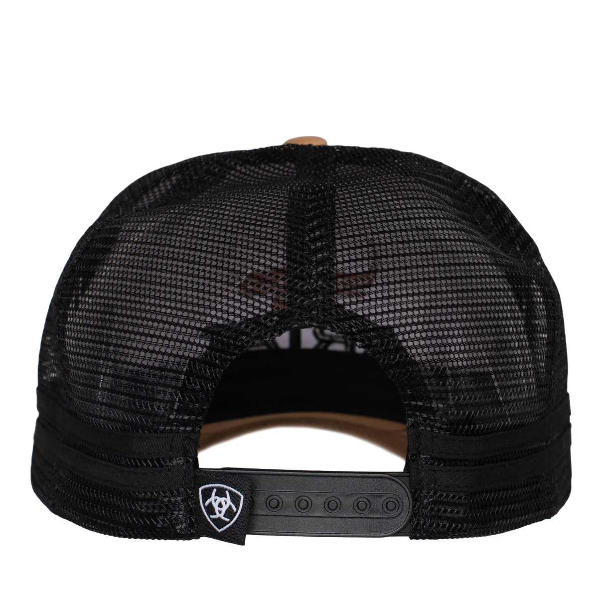 Ariat  Bull Horn Trucker Cap (AC2220) Black/Khaki