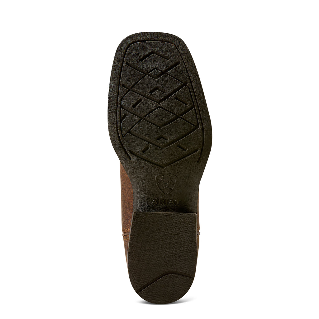 Ariat Childrens Driftwood Wide Square Toe Boots (10080273) Earth/Royal Chocolate