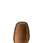 Ariat Childrens Hybrid Rancher Wide Square Toe Western Boots (10080428) Dusted Brown/Black