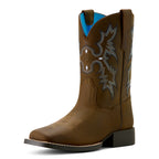 Ariat Childrens Tombstone Western Boots (10063834) Distressed Brown