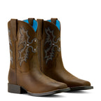 Ariat Childrens Tombstone Western Boots (10063834) Distressed Brown