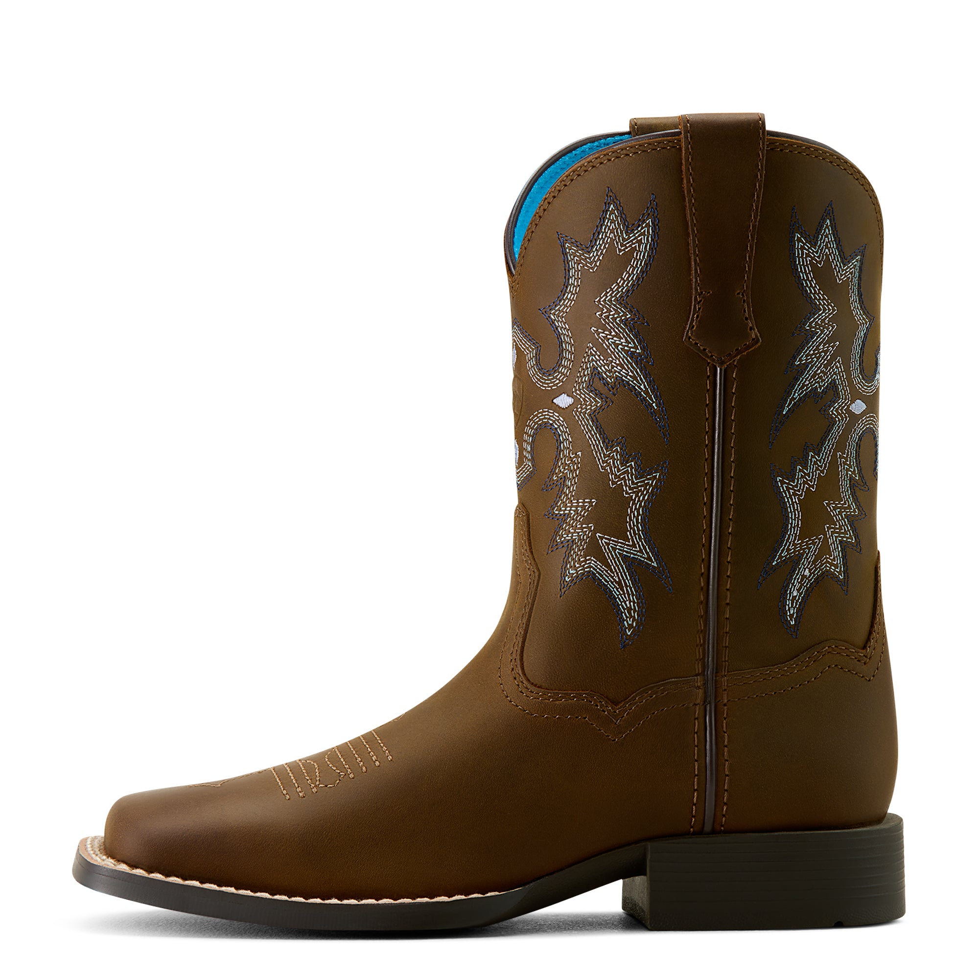 Ariat Childrens Tombstone Western Boots (10063834) Distressed Brown