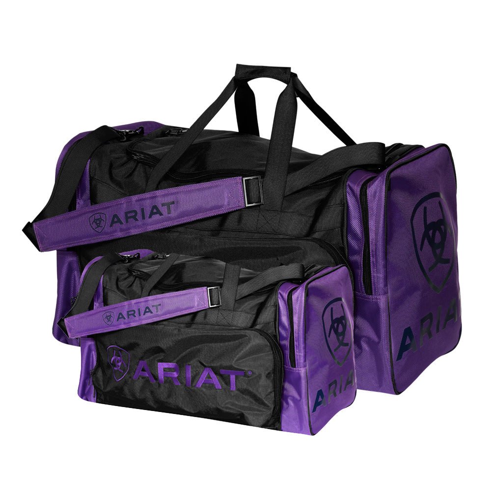 Purple Black Ariat Gear Bags - Large and Junior