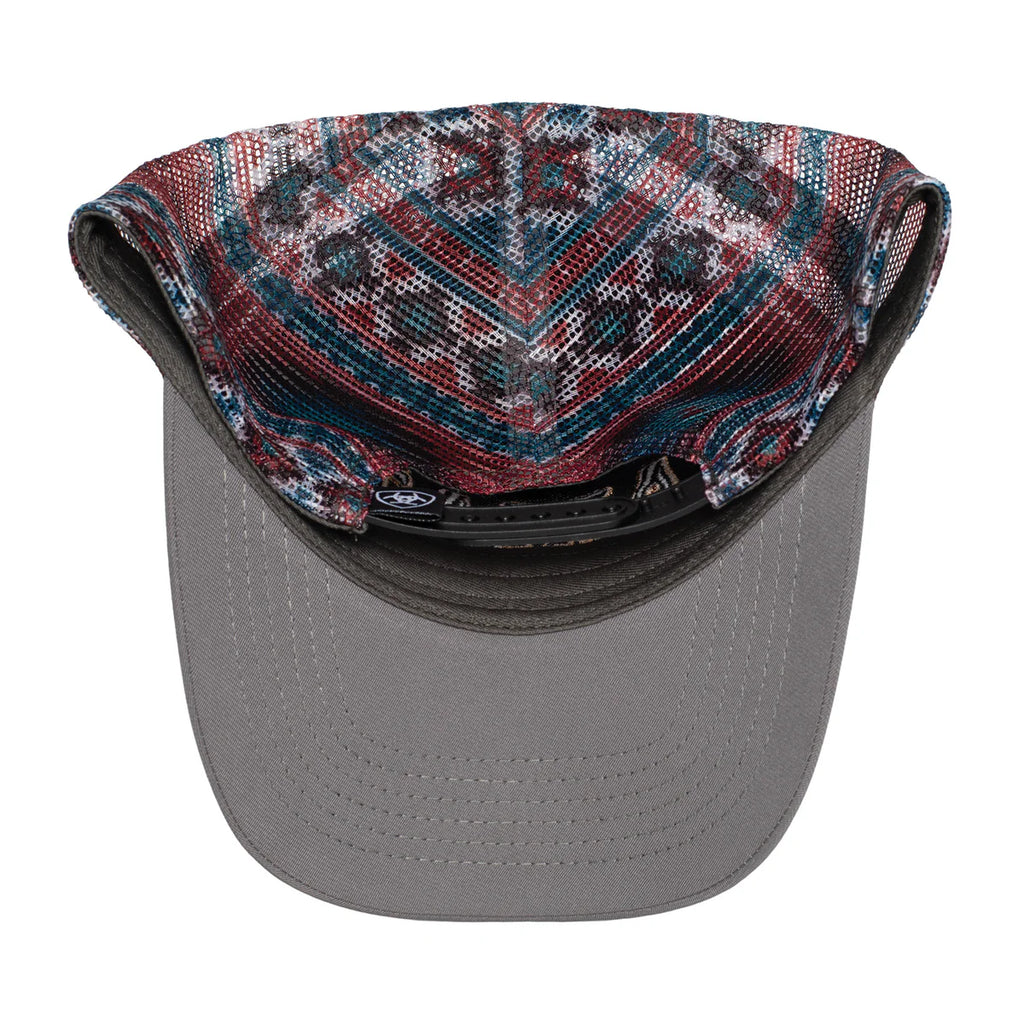 Ariat  Long Horn Trucker Cap (AC2218) Grey
