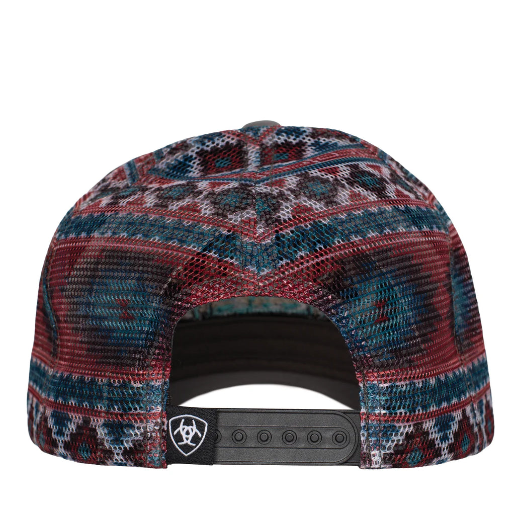 Ariat  Long Horn Trucker Cap (AC2218) Grey