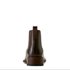 Ariat Mens Booker Wide Square Toe Chelsea Boots (10080415) Chocolate Chip