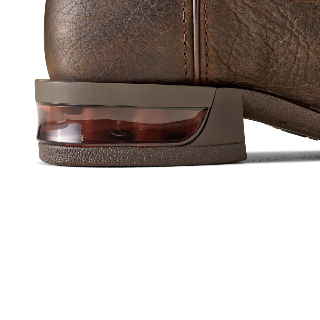 Ariat Mens Captivate Wide Square Toe Western Boots (10064044) Dark Brown/Peanut Butter