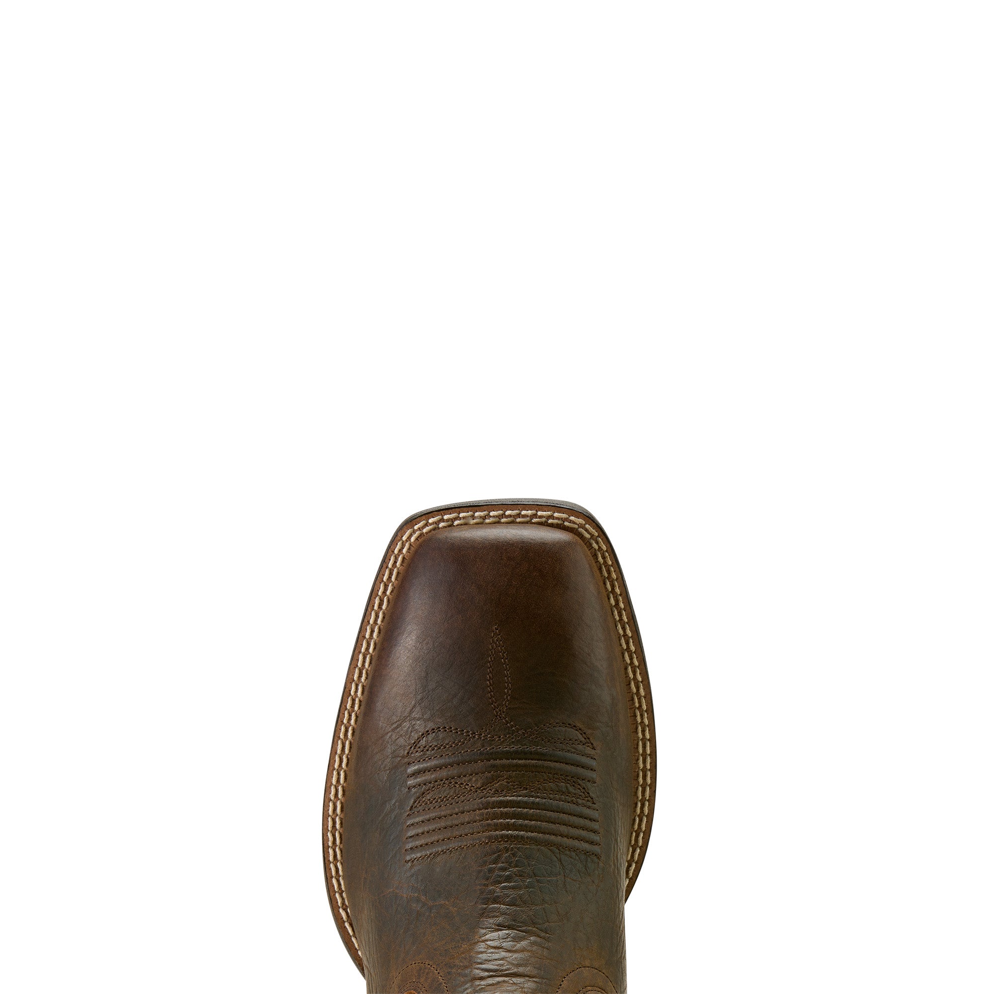 Ariat Mens Captivate Wide Square Toe Western Boots (10064044) Dark Brown/Peanut Butter