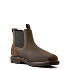 Ariat Mens Groundbreaker Chelsea H2O Wide Square Steel Toe Boots (10077102) Dark Brown