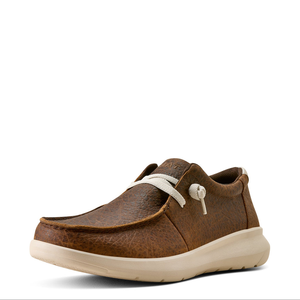 Ariat Mens Hilo Slip On Shoes (10080436) Warm Brown Elephant Print