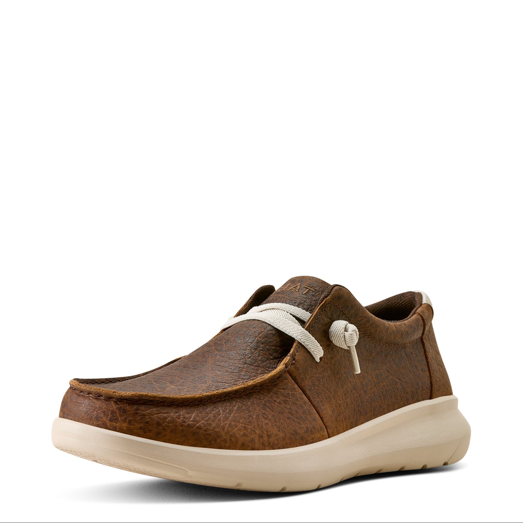 Ariat Mens Hilo Slip On Shoes (10080436) Warm Brown Elephant Print