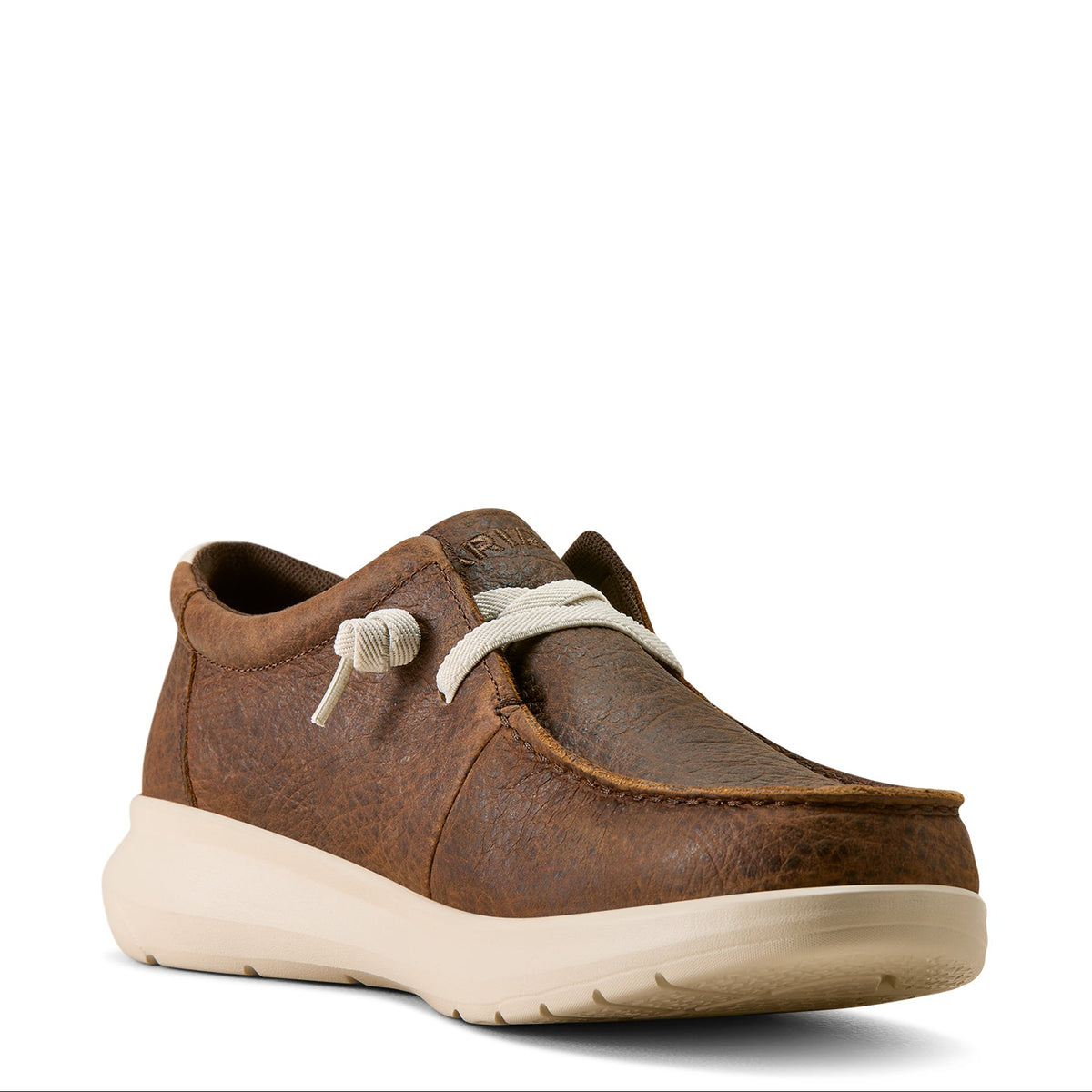 Ariat Mens Hilo Slip On Shoes (10080436) Warm Brown Elephant Print