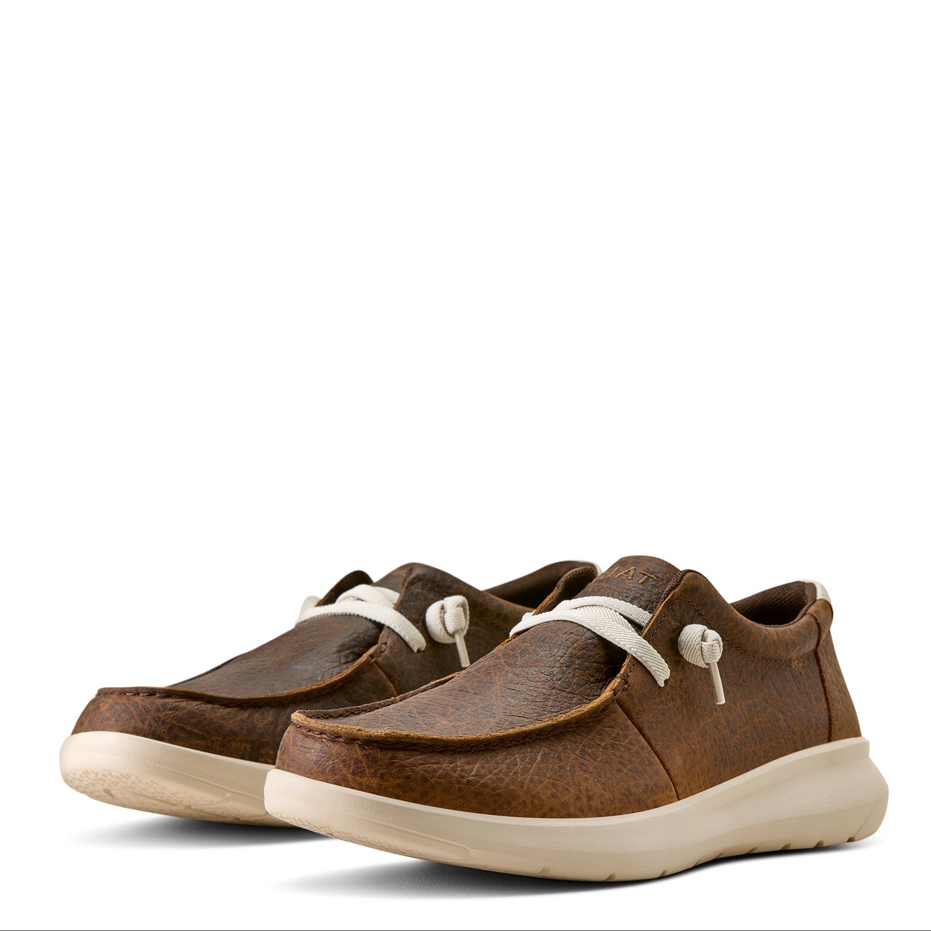 Ariat Mens Hilo Slip On Shoes (10080436) Warm Brown Elephant Print