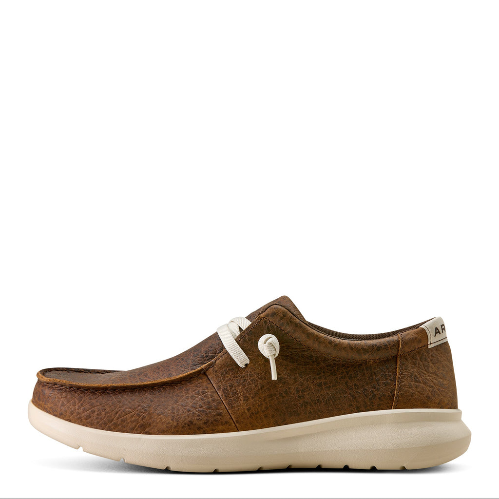 Ariat Mens Hilo Slip On Shoes (10080436) Warm Brown Elephant Print