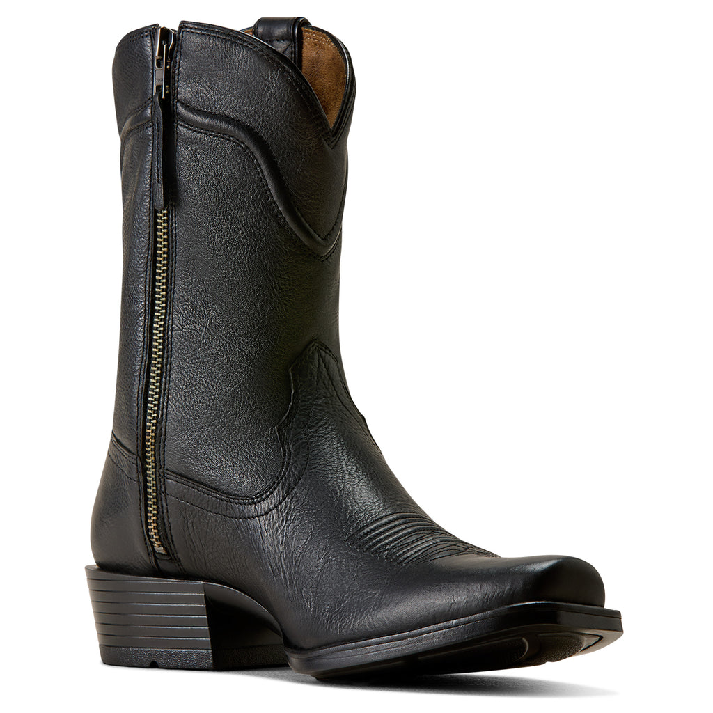 Ariat Mens Oliver Narrow Cutter Toe Western Boots (10080290) Eclipse Black