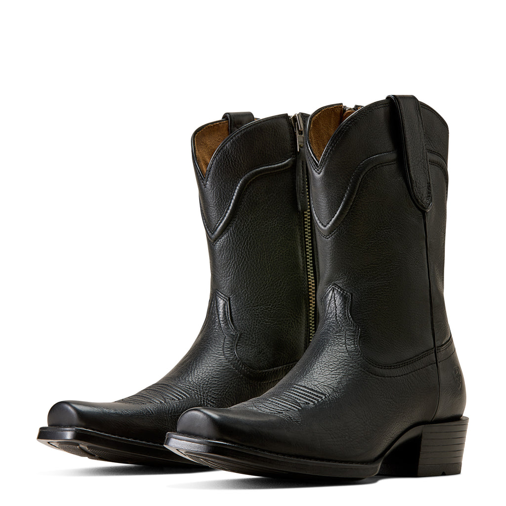 Ariat Mens Oliver Narrow Cutter Toe Western Boots (10080290) Eclipse Black