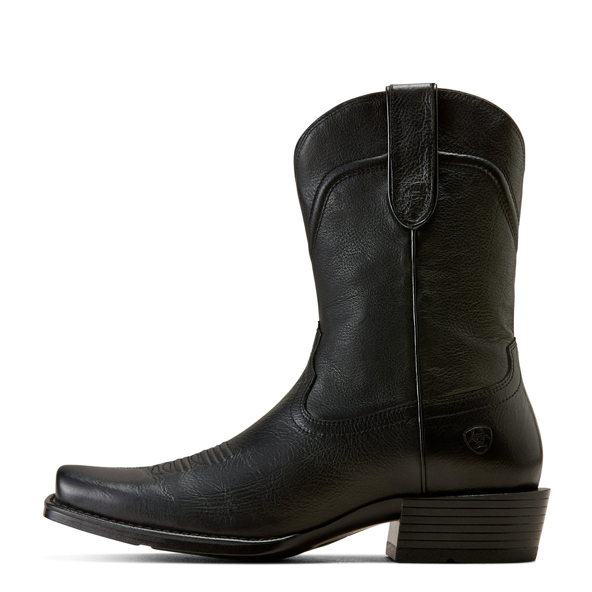 Ariat Mens Oliver Narrow Cutter Toe Western Boots (10080290) Eclipse Black