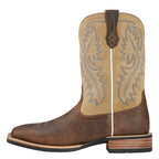 Ariat Mens Quickdraw Boots (10002224) Tumbled Bark/Beige