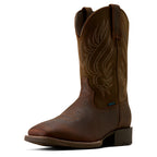 Ariat Mens Sport Riggs H2O Wide Square Toe Western Boots (10080269) Copper Kettle/Espresso Tan