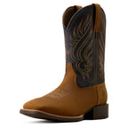 Ariat Mens Sport Riggs H2O Wide Square Toe Western Boots (10080270) Tanbark/Blue Nights