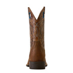 Ariat Mens Sport Sidebet Wide Square Toe Western Boots (10080413) Toasted Grain/Dark Tan