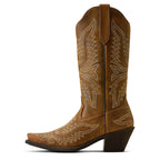 Ariat Womens Round Up Collins D Toe Western Boots (10080383) Brown Bomber