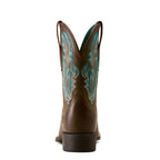 Ariat Womens Round Up Filly Wide Square Toe Western Boots (10080408) Dark Cacao