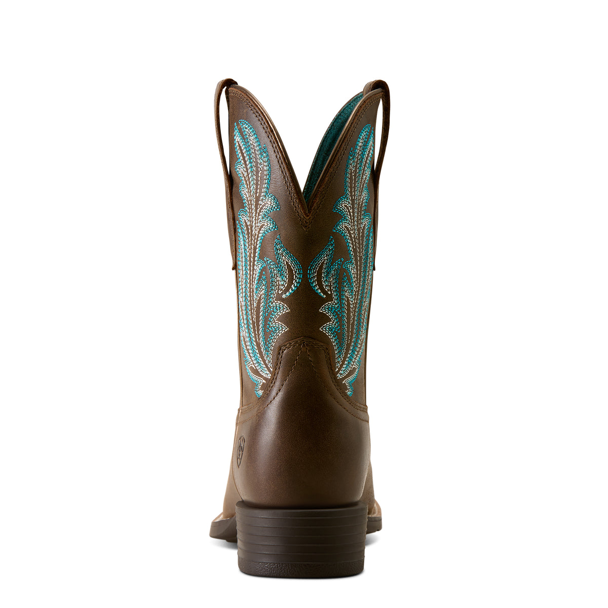 Ariat Womens Round Up Filly Wide Square Toe Western Boots (10080408) Dark Cacao