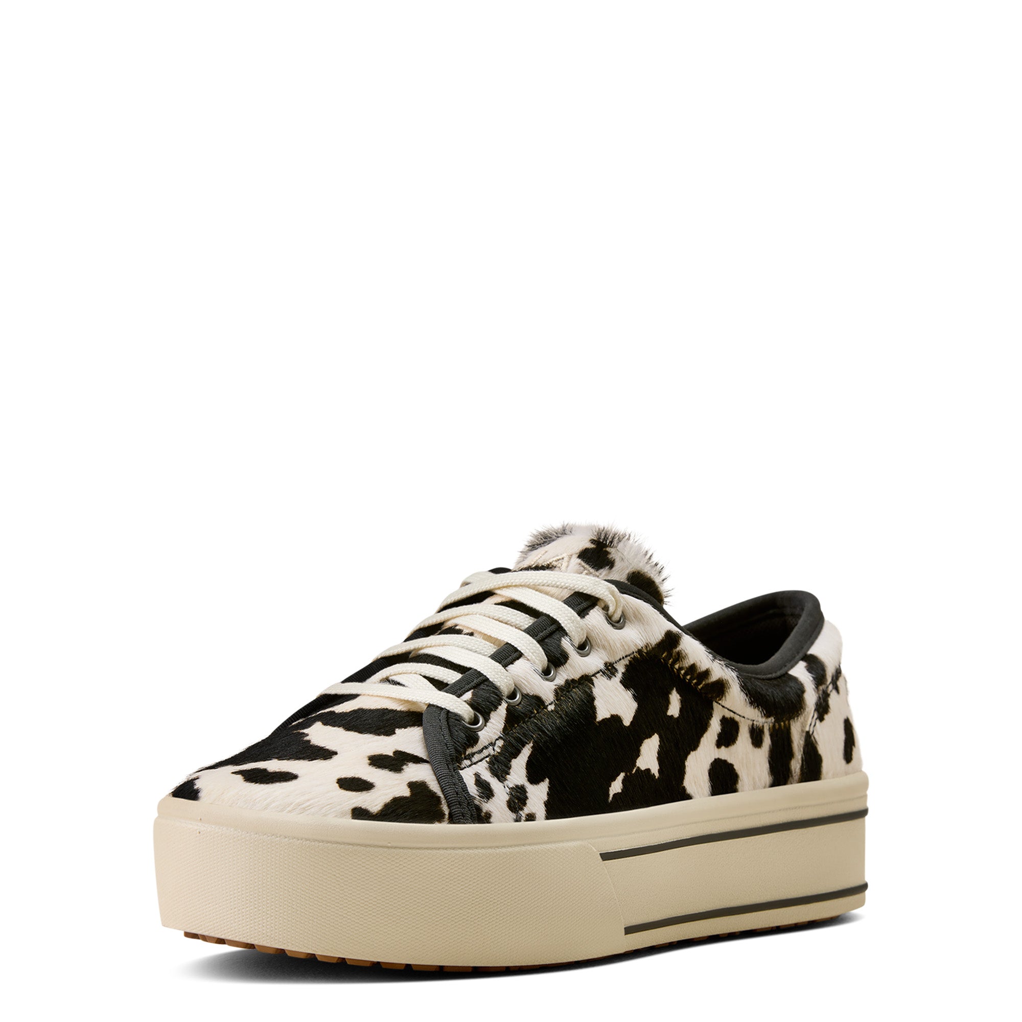 Ariat Womens Skylar Shoes (10080404) Black and White Hair On