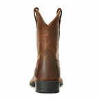 Ariat Childrens Heritage Roper Wide Square Toe Western Boots (10026161) Distressed Brown