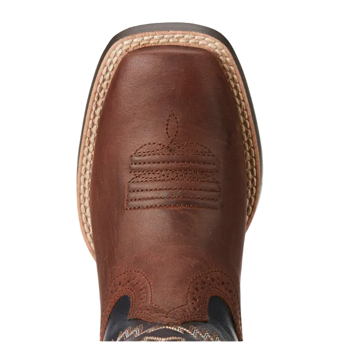 Ariat Childrens Twisted Tycoon Western Boots (10021591) Brazen Brown/Arizona Sky